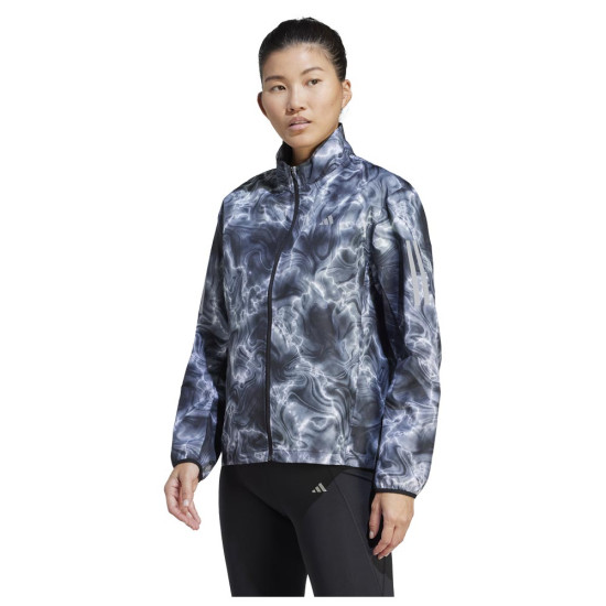 Adidas Γυναικείο αντιανεμικό μπουφάν Own the Run AOP Windbreaker